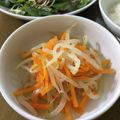 アコレモネード's cooksnap of when they made にんじんともやしのナムル〜きのう何#53.