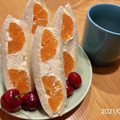 あいぷよ's cooksnap of when they made 丸ごとみかんとヨーグルトのフルーツサンド.