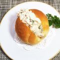 horseland's cooksnap of when they made ロールパンで、ツナマヨサンド.