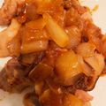 ky94's cooksnap of when they made 鶏もも肉と玉ねぎのケチャップ炒め.