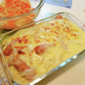 月✳Iris's cooksnap of when they made かぼちゃとソーセージの豆乳グラタン♪♪.