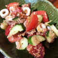 誰かさん's cooksnap of when they made トマト&きゅうり&ちくわ&ツナの和えもの.