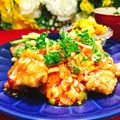 ✽チョコⅠＨ✽'s cooksnap of when they made スイートチリでエスニック風油淋鶏♡.
