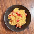 屋敷しもべ妖精's cooksnap of when they made 簡単お弁当☆カニカマと卵のマヨ炒め.