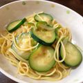 みゅうらい's cooksnap of when they made ズッキーニの和風パスタ.