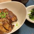 ぽろけん's cooksnap of when they made なすの蒲焼き丼♡.