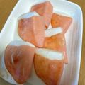 香都宮's cooksnap of when they made はんぺんのチーズベーコン巻き.