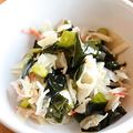 Burky's cooksnap of when they made 大根とかにかまのサラダ.
