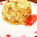 ＊チョチョリーヌ＊'s cooksnap of when they made 残り物救済！餃子チャーハン.