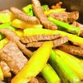 ラリラリられらん's cooksnap of when they made 牛肉とｼﾞｬｶﾞｲﾓの焼肉のﾀﾚ炒め♡.