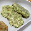 こまっちぇ's cooksnap of when they made 離乳食後期～米粉と白菜のお好み焼き風.