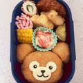 Chaaa_room's cooksnap of when they made キャラ弁＊ダッフィーお稲荷さん.