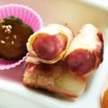 DORA＊DORA's cooksnap of when they made ワンタンの皮deくるっとカレーウインナー.