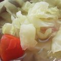 あゆたっくん's cooksnap of when they made 超簡単！キャベツとミニトマトのスープ.