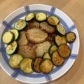 クックANLLO1☆'s cooksnap of when they made 長芋とズッキーニのバター醤油焼き.