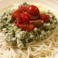 ベティ３'s cooksnap of when they made 豆腐アボカドのオシャレ素麺 トマトがけ♡.