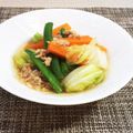 horseland's cooksnap of when they made ツナと白菜・三度豆（いんげん）の煮物♪.