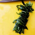 ♡ひな祭り♡'s cooksnap of when they made 簡単綺麗！大葉の千切り.