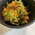祐介嫁's cooksnap of when they made 豆苗と人参の塩昆布サラダ♪.