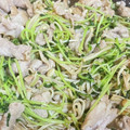 みなぴっぴ☆'s cooksnap of when they made 巻かないよ！豆苗とエノキの豚肉炒め！.