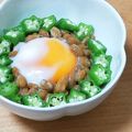 RateMal's cooksnap of when they made 巣ごもり卵のオクラと納豆ネバネバサラダ.