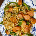 aym_mum's cooksnap of when they made 簡単！もやしとウインナーのオイスター炒め.