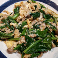 withスマーフ's cooksnap of when they made ほうれん草とツナと卵の炒め物.
