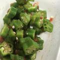 ぎんまろろん's cooksnap of when they made オクラの梅ぽん和え.