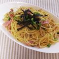 4児男子母さんの台所's cooksnap of when they made 焼肉ザパンチでお手軽パスタ.