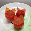 めいな's cooksnap of when they made お弁当の飾りに！トマトの飾り切り.
