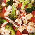 あおちさん's cooksnap of when they made 鶏ささみの簡単トマト煮風.