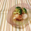 yesmama's cooksnap of when they made ブロッコリーと長芋のあっさり和風煮物.