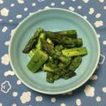 おはなすき's cooksnap of when they made アスパラガスの黒胡椒炒め.