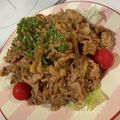 瀬戸ぽん's cooksnap of when they made 豚こま肉の生姜焼き.