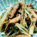 ☆とん吉☆'s cooksnap of when they made 水菜としいたけのゴマ和え.