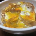 クックX6☆'s cooksnap of when they made メンチカツ丼♡カツ丼♡惣菜で簡単♪.