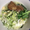 夕飯は６時です's cooksnap of when they made 鶏がらスープのラーメン風にゅうめん.