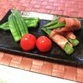 マールマル's cooksnap of when they made お弁当に☆オクラのベーコン巻き.