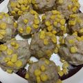 Ryun3's cooksnap of when they made レンチンで簡単！肉団子のコーン蒸し.
