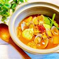 gomapon's cooksnap of when they made あさりと豆腐の胡麻が香るチゲ風スープ.