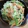 ＊chi〜ko＊'s cooksnap of when they made キャベツ・にんじんのツナマヨサラダ.