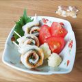 Newチヨコっと♪'s cooksnap of when they made お弁当・おつまみに 梅・しそ 竹輪巻き.