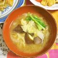 mmameco's cooksnap of when they made なすと白菜のお味噌汁✿.