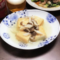 居酒屋まるみ's cooksnap of when they made 絹厚揚げのしめじあんかけ.