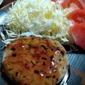ryin☆'s cooksnap of when they made 豚ひき肉でハンバーグ！おからパウダー入り.