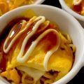 MULA's cooksnap of when they made 余った焼きそばでチーズオムソバ☆.