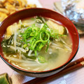 アイリッシュショコラ's cooksnap of when they made もやしとわかめのお味噌汁.