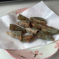 BellmanM's cooksnap of when they made おくらの生姜唐揚げ.