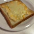 papikun's cooksnap of when they made 簡単☆ゆで卵トースト♡.