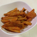 papikun's cooksnap of when they made うまっ♡細切りじゃが豚のキムチマヨ炒め♪.